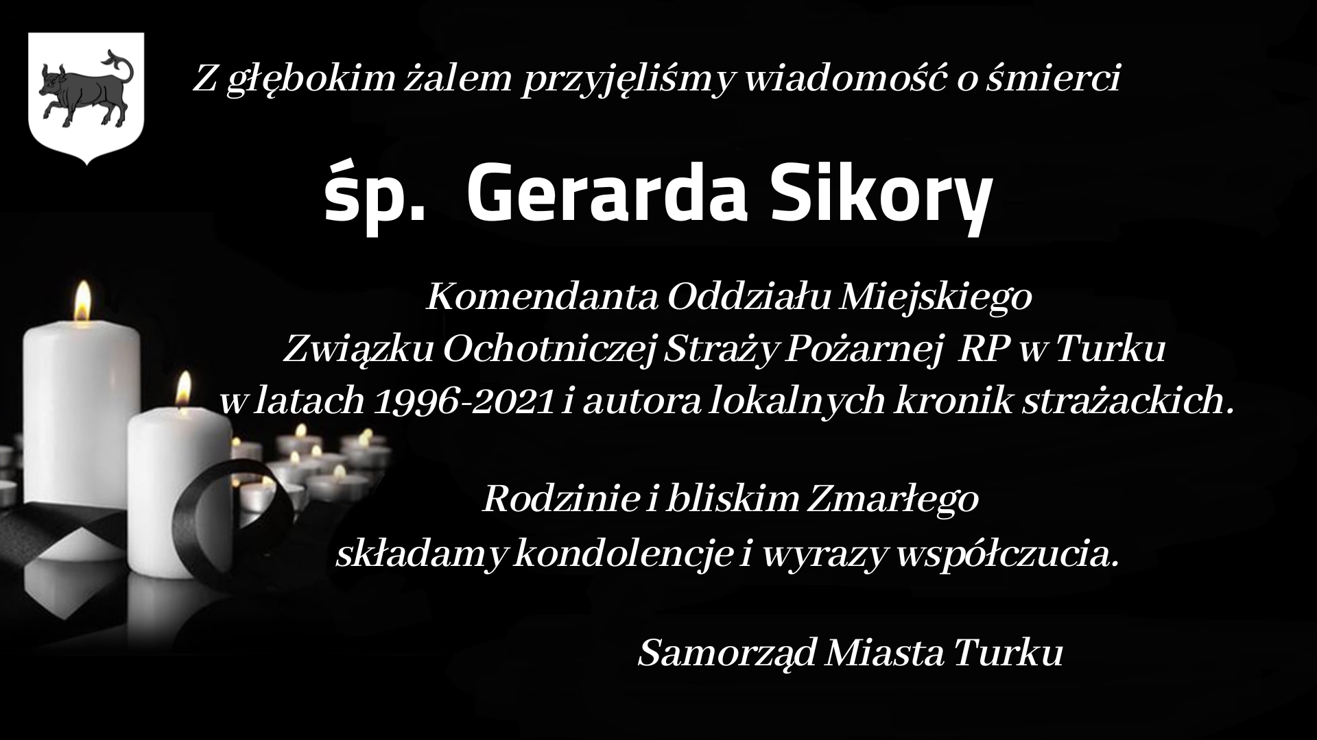 Żegnamy Komendanta Gerarda Sikorę