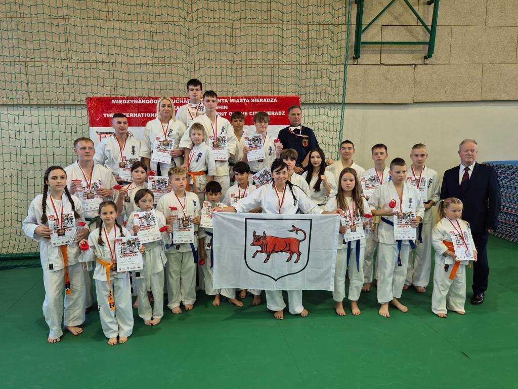 Sukcesy zawodników Klubu Sportów i Sztuk Walk na XXIII Międzynarodowym Turniej Karate Kyokushin w Sieradzu