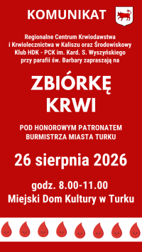 Ekran - komunikat